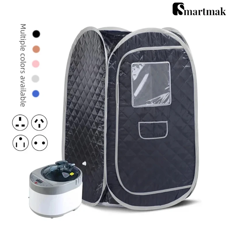Steam Sauna Set Foldable One Person SPA Tent with 4L Larger Steamer,Remote Control, Weight Loss&Detox Паровая сауна 1