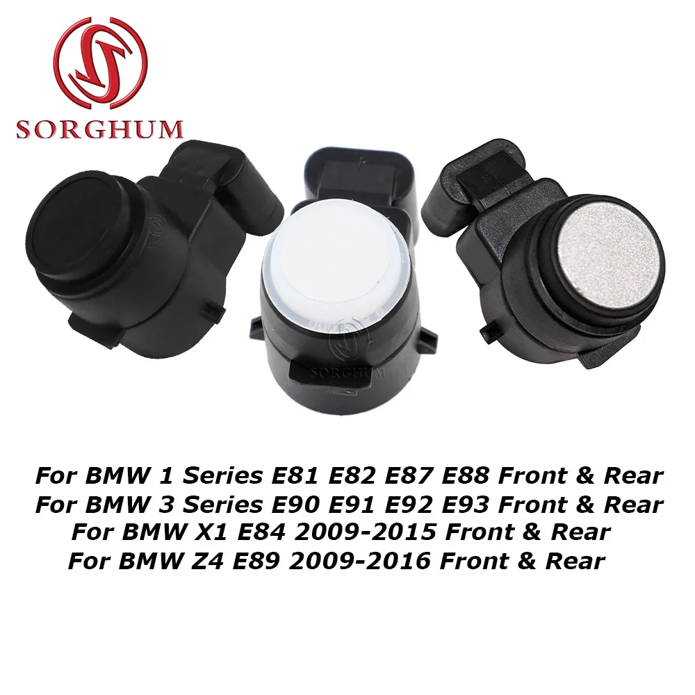 Parking Sensor Kit 4pcs 9196705 6935597 6934308 Front Rear PDC Parking Reversing Sensor For BMW 1 E81 E82 E87 E88 3 E90 E91 E92 E93 X1 E84 Z4 E89