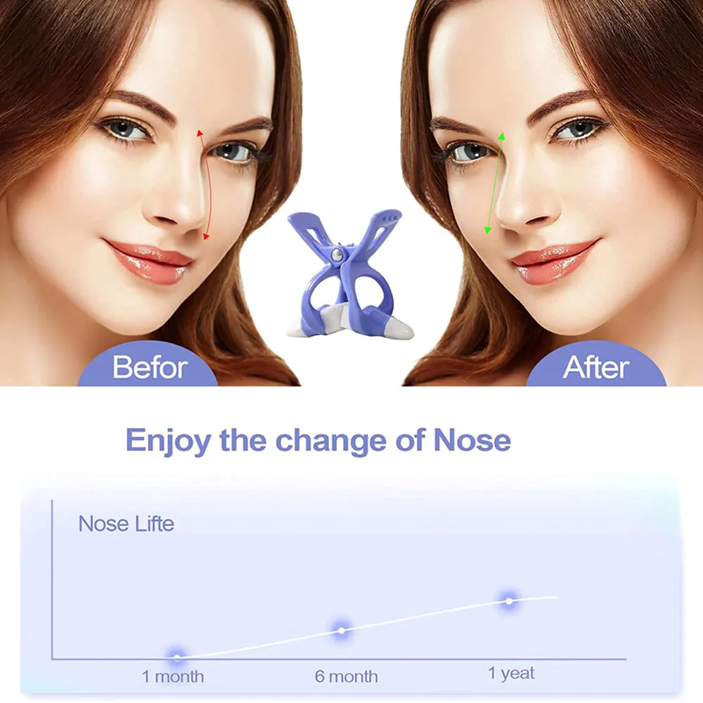 Nose Corrector Shaper Nose Bridge up Slimming Lifting Straightener Clips for Women Men Girls and Ladies Beauty Tools 4