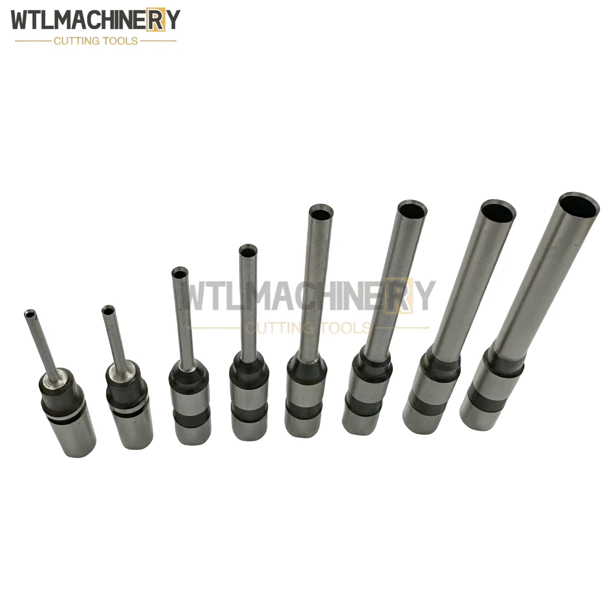 2Pcs Hollow Paper Drill Bits Straight Shank For Punching Machine