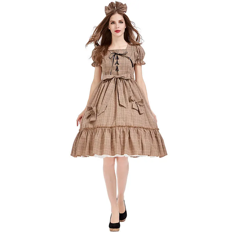 

Europe Manor Countryside Lolita Costume Women's Halloween Funny Party Princess Cosplay Dresses