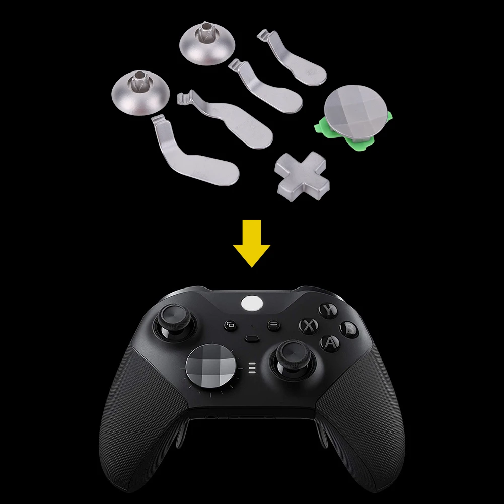 Xbox One Ʈ Ʈѷ ü  ƽ Ʈ, 6  ݼ Ƴα ƽ, 4 е, 2  ̽ƽ ̽, 18 