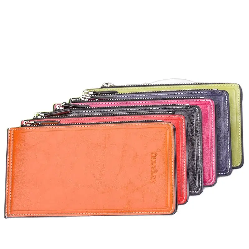 

New Women's Wallet PU Leather Women's Wallet Women Purses Card Holder Lady Fashion Long Zipper Money Coin Purses