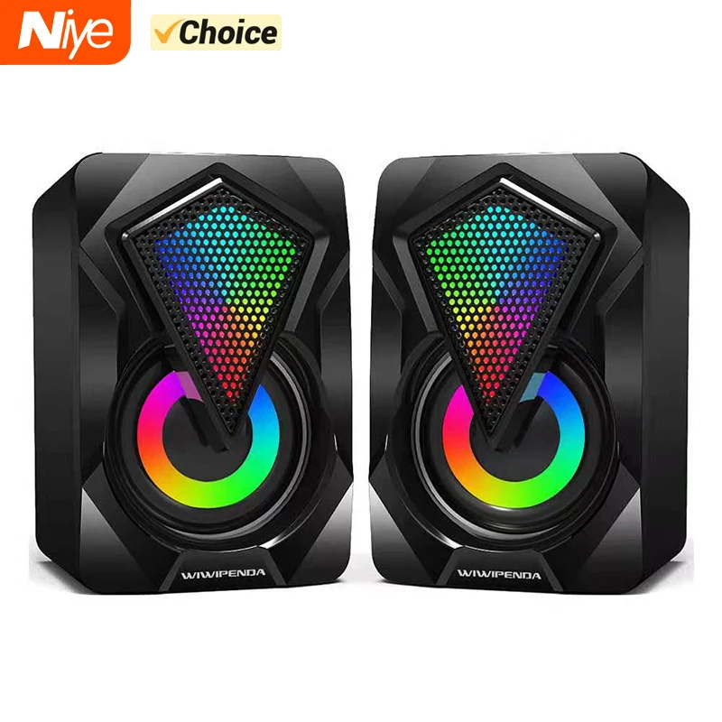 Computer Speaker Deep Bass Sound USB Mini Audio Speakers Laptop Notebook Desktop PC Multimedia Loudspeakers desktop speakers computer speaker