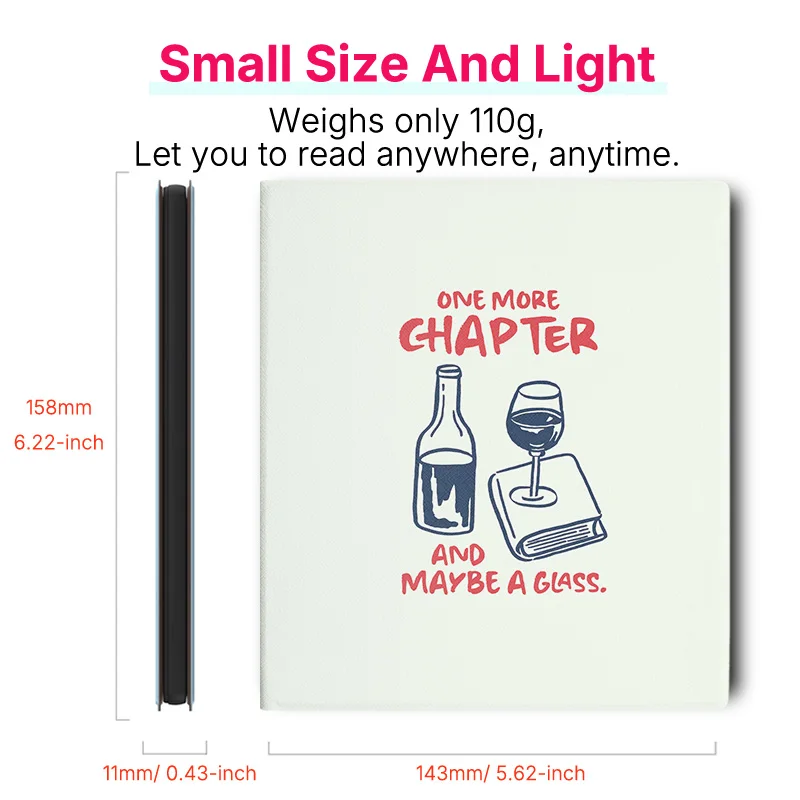 Murmelo Magnetic Frameless Case with Auto Sleep/Wake and Hand-Drawn Illustration