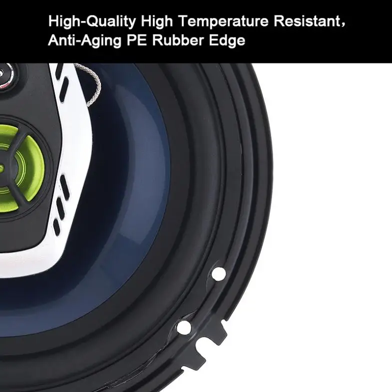 2pcs 6.5Inch 16cm 600W 2 Way Car Coaxial Auto Audio Music Stereo Full Range Frequency Hifi Speakers Non Destructive Installation