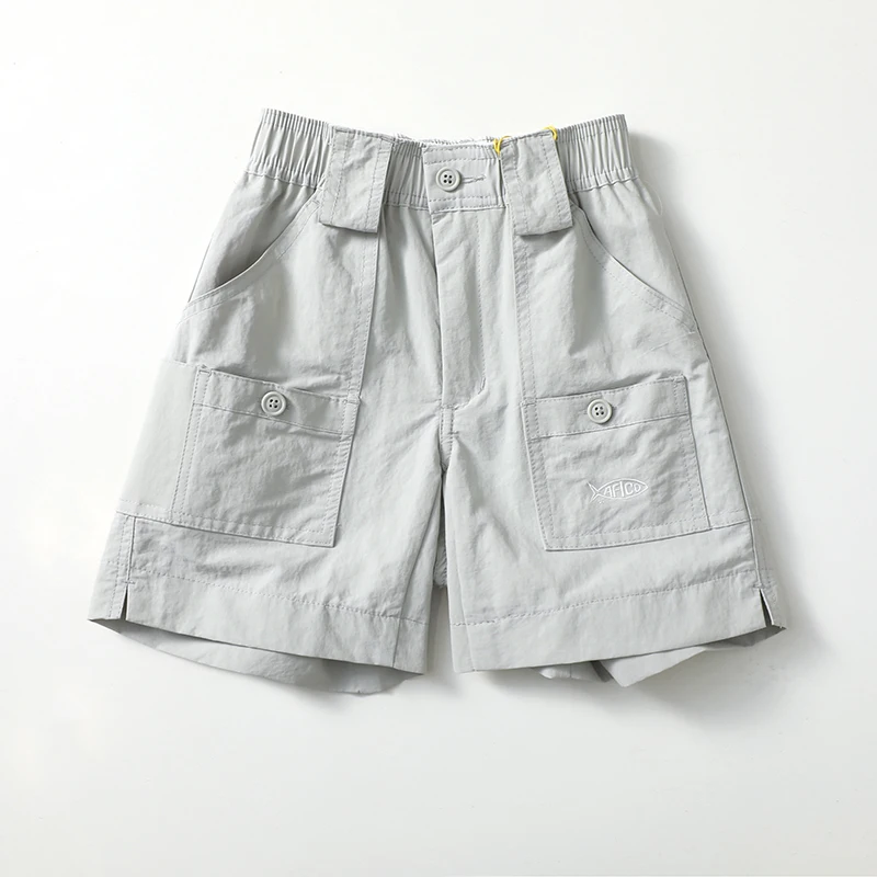 Kids Youth Fishing Shorts Fishing Short Fast Dry Surf Teenager Shorts Quick Dry UPF50 Outdoor Sports USA Size 22-28