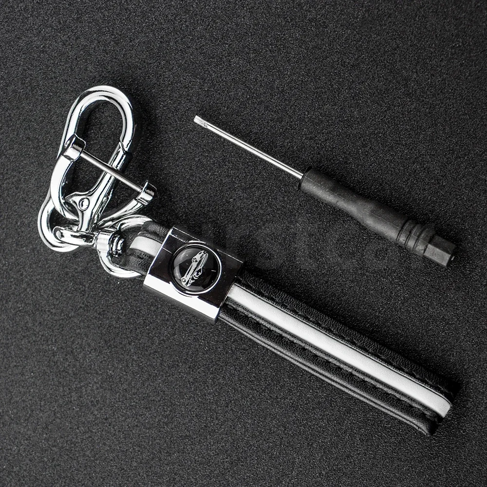Premium TPU Leather Car Key Cover Case Holder Bag - Sleek and Durable