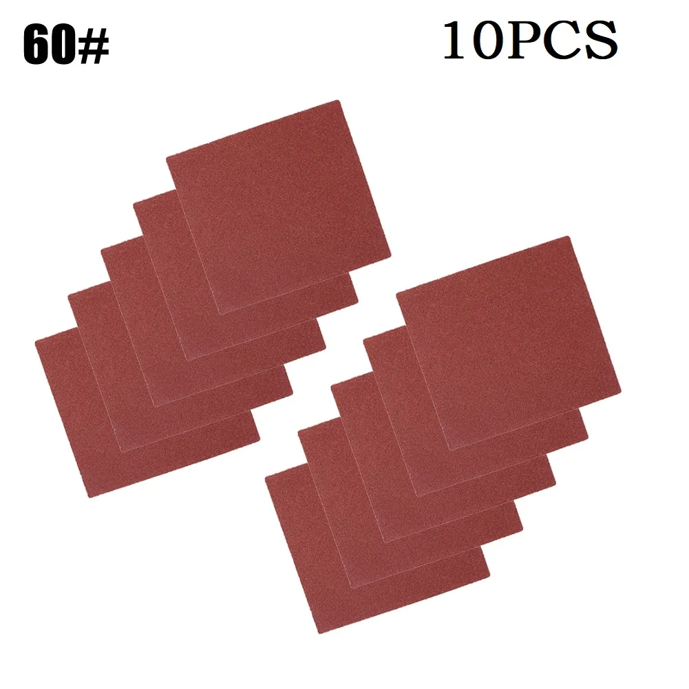 

10pcs Square Sandpaper Sanding Sheets 60-1000 Grit For Automotive Wood Polishing Sanding Abrasive Tools 110x100mm