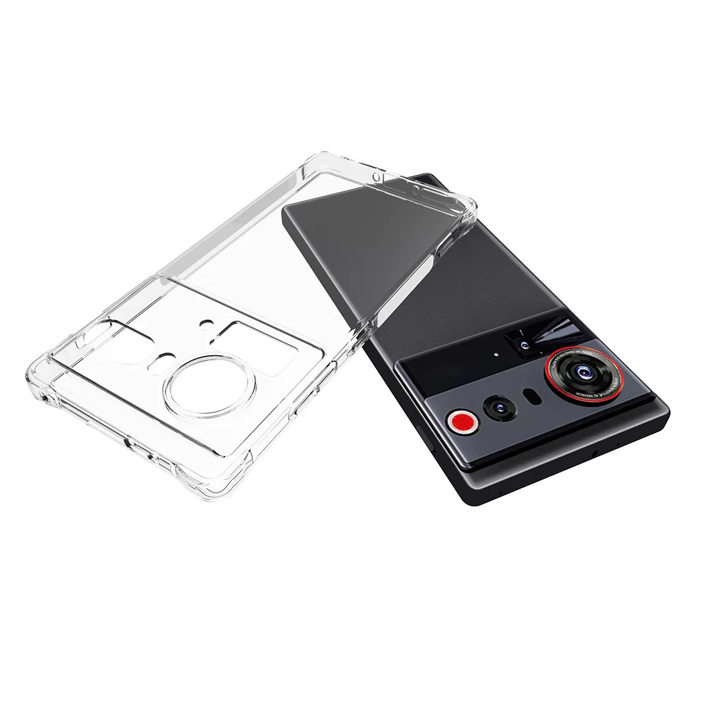Shockproof Clear Air Cushion Silicone TPU Airbag Back Cover Case