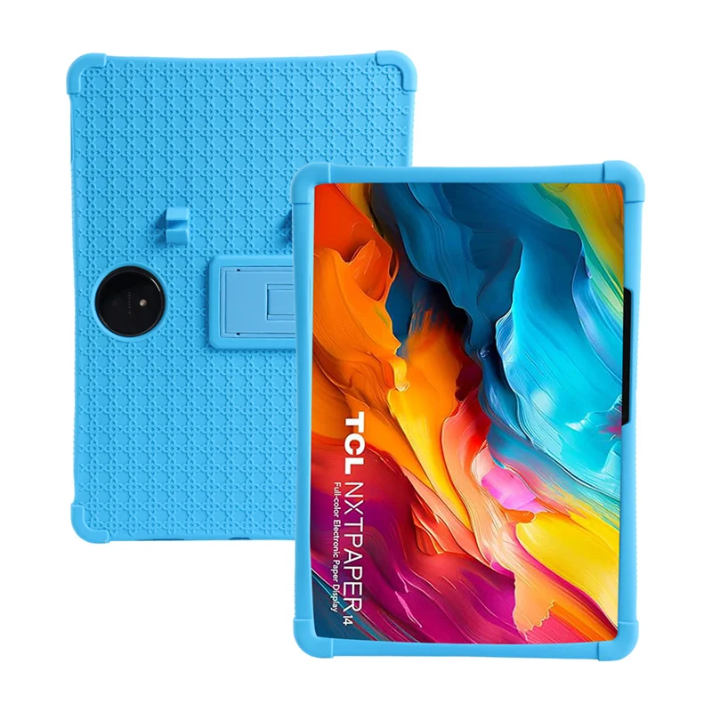 Shockproof Silicone Tablet Cover with Multi-Angle Adjustable Stand