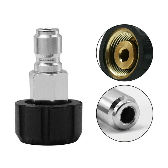 2Db Nyomásmosó Adapter M22 14 Mm 15 -Es Forgatás - 3/8 Hüvelykes Gyors Csatlakozó Elektromos Nyomású Alátétek - Image 5