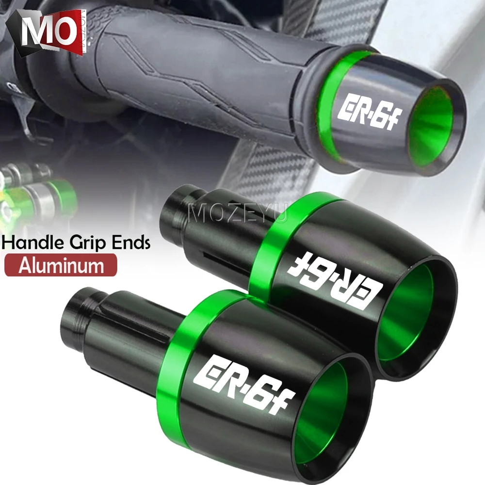 

ER6 F ER6F 7/8'' 22mm Handlebar Handles Grips Ends For KAWASAKI NINJA 650R ER 6F 2009 2010 2011 2012 2013 2014 2015 - 2023 2024