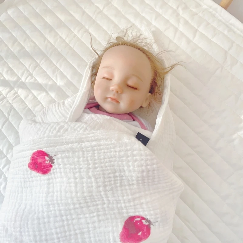 Baby Blanket with 4 Layer Lightweight Cotton Baby Blankets for Boys & Girls Newborn Nursery & Toddler Blanket 70x66cm