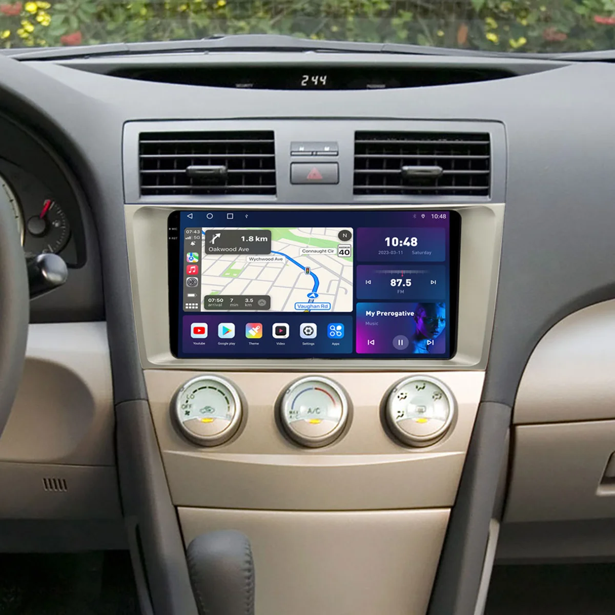 

For Toyota Camry 6 XV40 2006 2007 2008 2009 2010 2011 Android 2K DVDQLED 12.5 13.1inch CarPlay DSP Car Radio GPS Head Unit