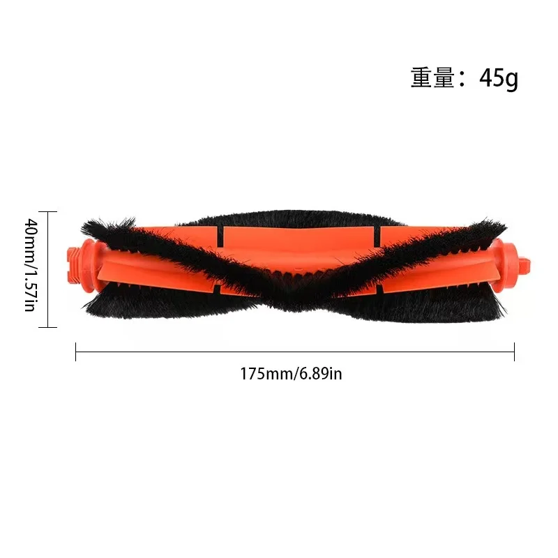 For Xiaomi Vacuum cleaner S20 / D106 E12 E10 B112 Accessories Replacement Main Side Brush Mop Cloth Filter Part