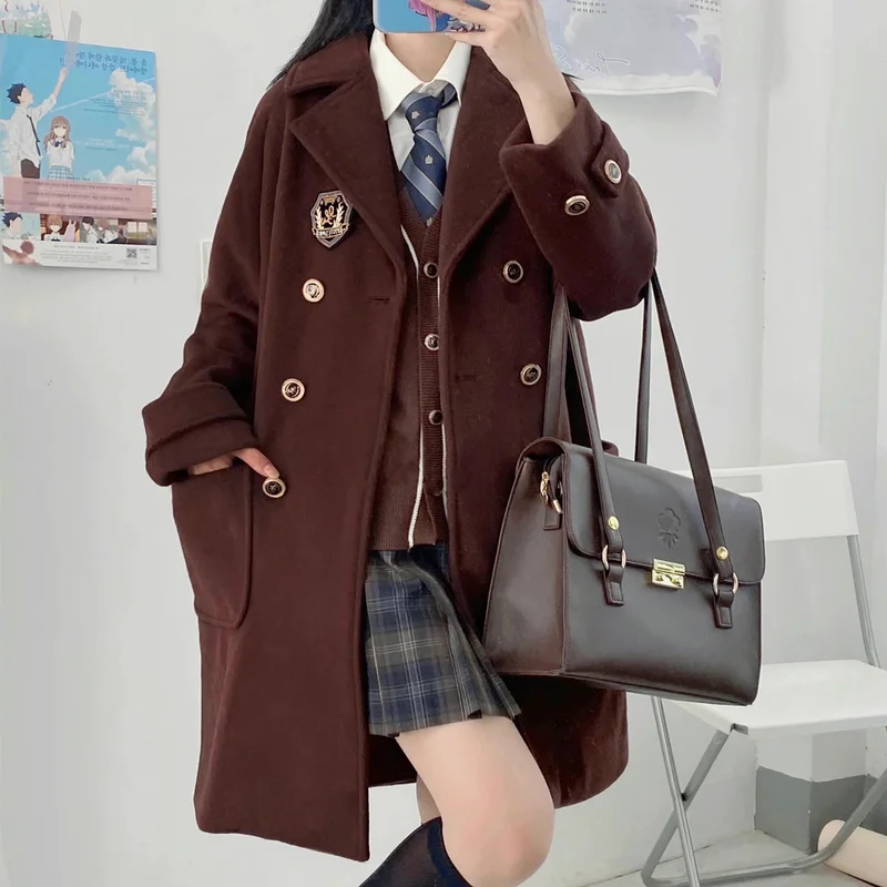 ジャケット・アウター WOOL KARSEY DOUBLE BREASTED OVERCOAT Wool Double-Faced Overcoat - The Armoury