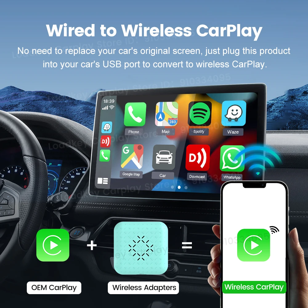 Carlinkit ī÷   Ai ڽ  Ƽ̵ ÷̾,   ڵ , ÷  ÷, ̴ ī ÷ 