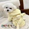 Soft Pet Bathrobe Absorbent Pet Quick Drying Bath Towel Dog Bath Towel Dogs Clean Absorbent Bathrobe Full Body Wrap Dogs Cats 4