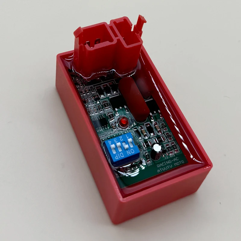 Motorcycle CDI Unit Racing AC CDI With DIP Switch For AKT125 RX125 FT125 FT150 CG125 SBR150 4000-12000RPM AC 6PIN