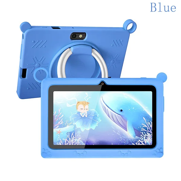 thumbnail image 1 of Tableta para niños de 7 pulgadas con WiFi 5G, cuatro núcleos, 4 GB de RAM, 64 GB de ROM, tableta educativa Android, tabletas económicas y sencillas, 1 of 5