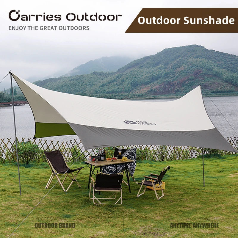 

Windproof Awning Waterproof Tarp Tent Shade Garden Canopy Sunshade Outdoor Camping Hammock Tourist Beach Sun Shelter