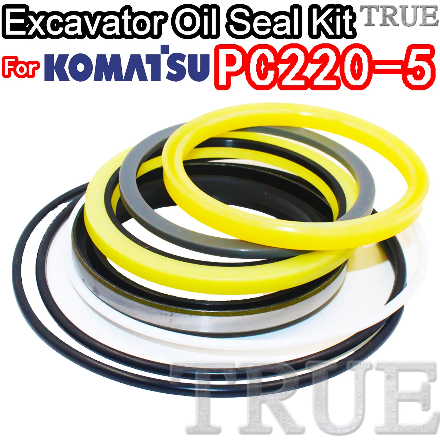 

For KOMATSU PC220-5 Excavator Oil Seals Kit Repair Spovel Hammer Construction Tool Set Pack Heavy Master Excavating Machinery
