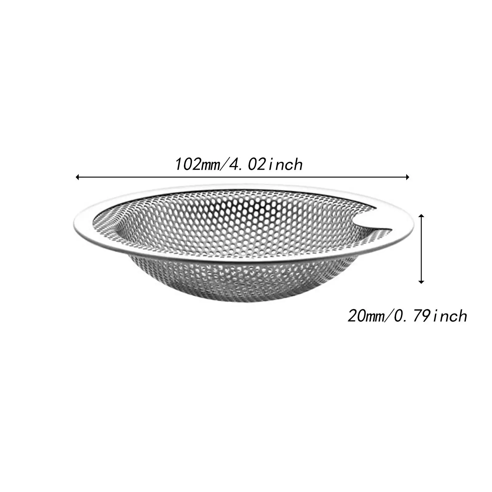 Kitchen Sink Strainer Easy to Install Rack Effective Clog Prevention Drain Strainer for Hotel Kitchen Office Bathroom Laundry Kitchen Sink Strainer Easy to Install Rack Effective Clog Prevention Drain Strainer for Hotel Kitchen Office Bathroom Laundry
