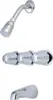 Faucets P-3210 Three Handle Tub/Shower Set, Chrome Finish 1