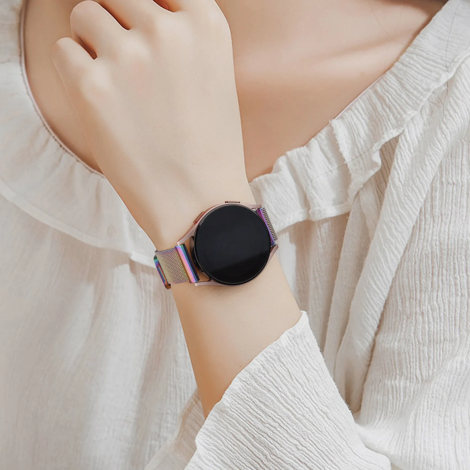 Sleek Metal Wristband - Premium 20/22mm Interchangeable Strap
