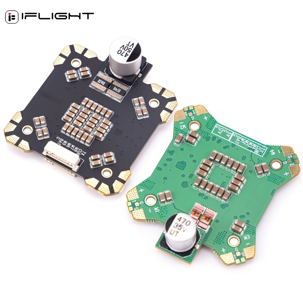 

iFlight BLITZ PDB 55A/ BLITZ PDB Pro 80A 4-8S 330A Mini Power Hub Distribution Board 5V/3A 12V/2A Dual BEC For FPV Multicopter