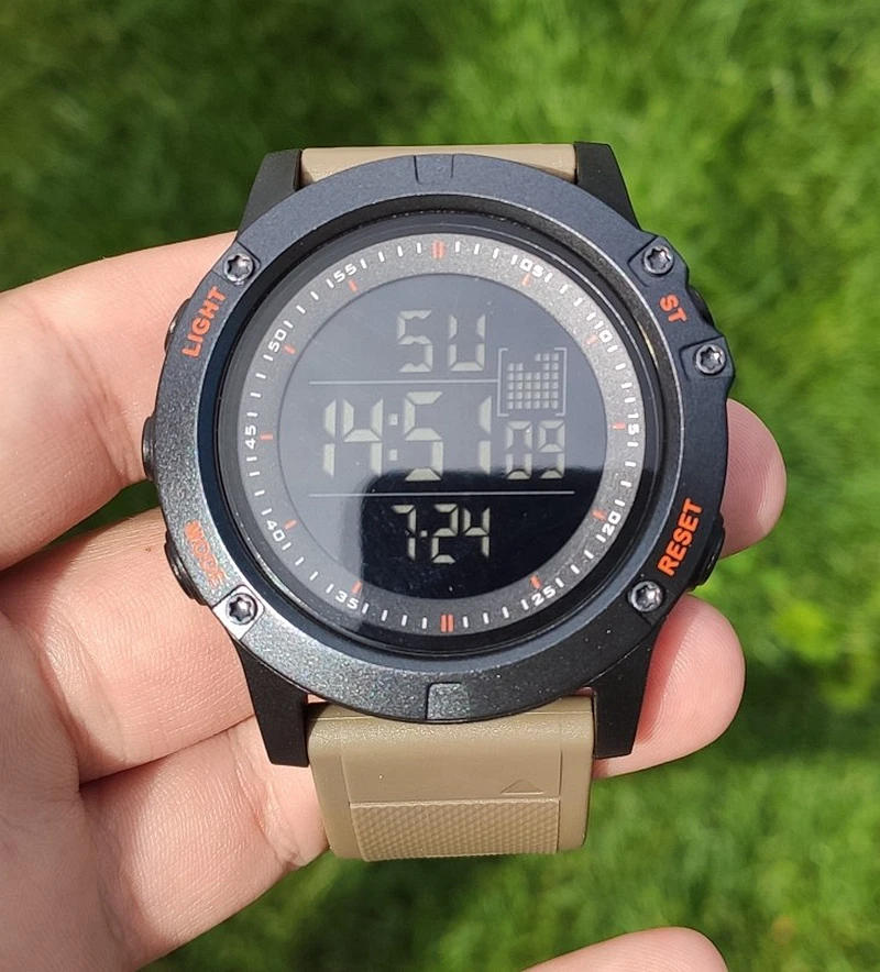 OHSEN Fashion Digital Men Watches Male Hombre Khaki Outdoor Sport Waterproof Wristwatch Shock Resistant Military LED Watch Clock 6
