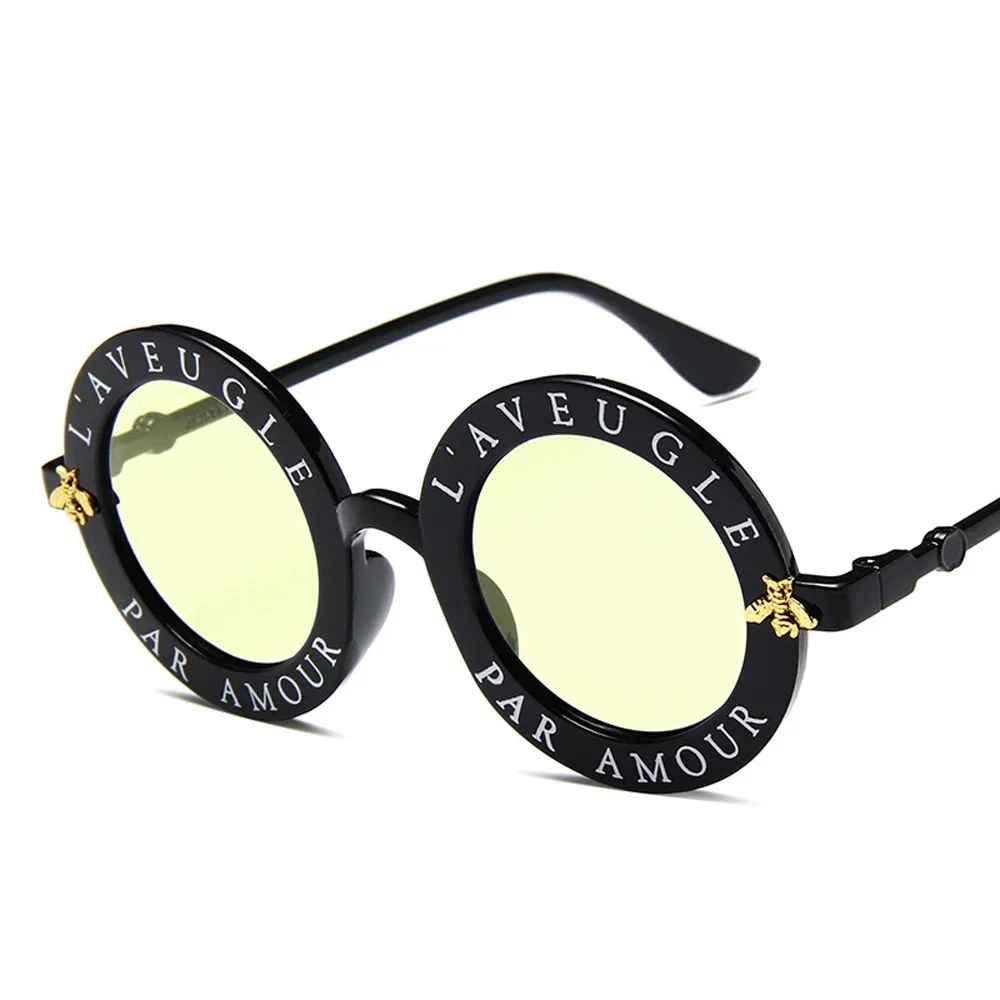 Small Round Women Sunglasses Vintage Shades Black Metal Color Sun Glasses For female Fashion Designer 2025 New