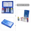 1setSwimmingPoolSpaTestKitWaterQuality Accurate Testing Solutions PH Bromine OTO Pool Tester Water Testing Block 3