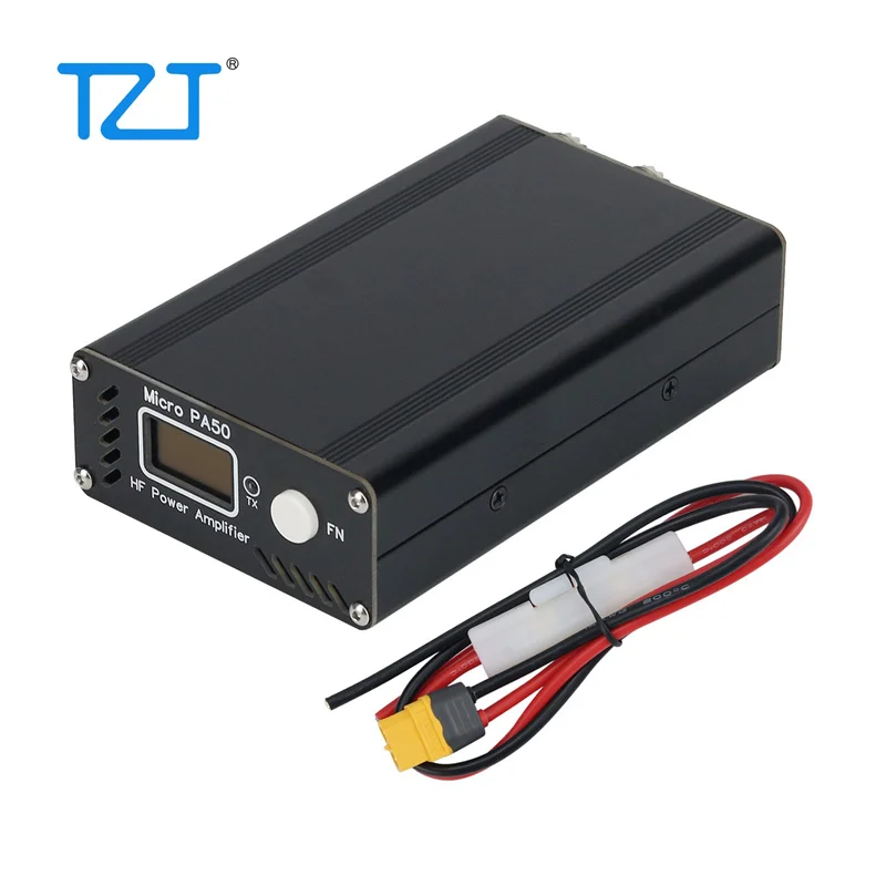 

TZT HamGeek PA50 50W HF Power Amplifier Micro PA50 3.5MHz-28.5MHz with 0.96" OLED Display