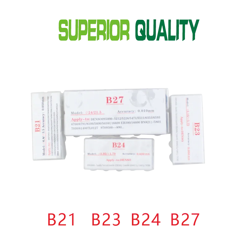 Auto Parts Diesel Engine Injectors Adjusting Shim B21 B23 B24 B27 Common Rail Injector Adjustment Shim Gasket Washer for Bosch