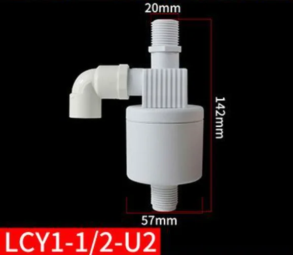 

1/2in Floating Ball Valve Automatic Water Level Control Valve Thread Water Level Tank Valve Flush Toilet Accessories Switch