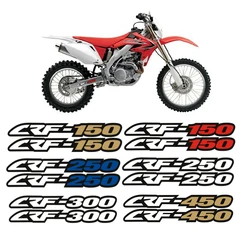 For HONDA CRF 250F 250X 250R 250LE 150F 150R 300L 450R 450L Swing Arm Reflection Stickers Chain Drive Shaft Box Decals Stripes
