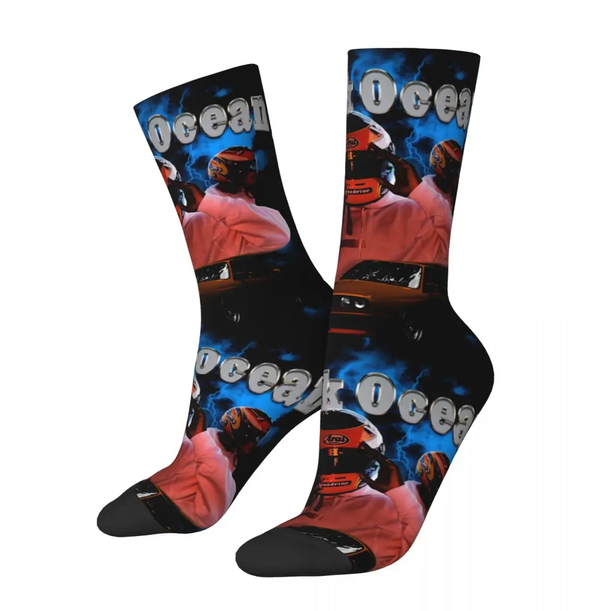 

All Seasons Hip-hop Men's Women's Frank O-ocean Cars Boys Don't Cry Socks Merchandise Skateboard Socks Cotton Best Gifts