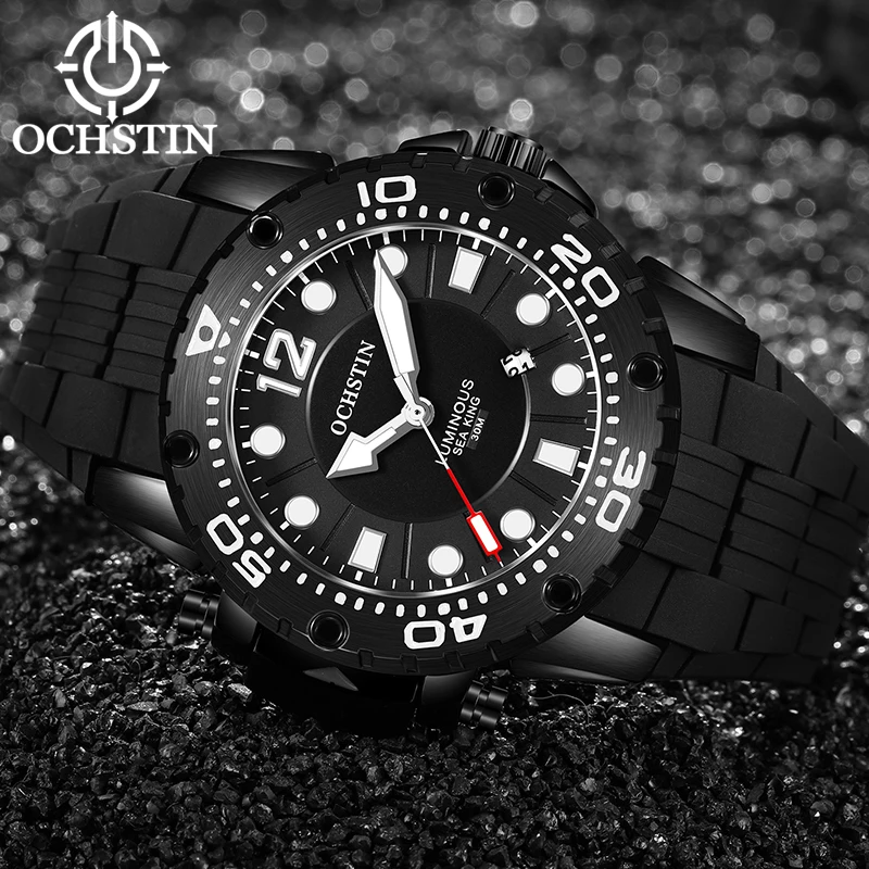 Ochstin Personalized Trendy Navigator Series Original Multi functional Movement Waterproof Watch Men's Quartz Watch