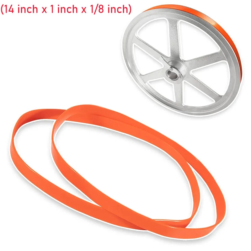 

Urethane Band Saw Tires, Replace for 14 Inch Delta 905145 Craftsman 3AD92501 Band Saw Including Jet Grizzly, & Powermatic