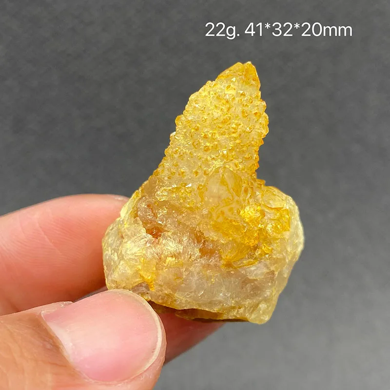 100%  Natural citrine Mineral Specimens Stones and Crystals Healing Crystal from China