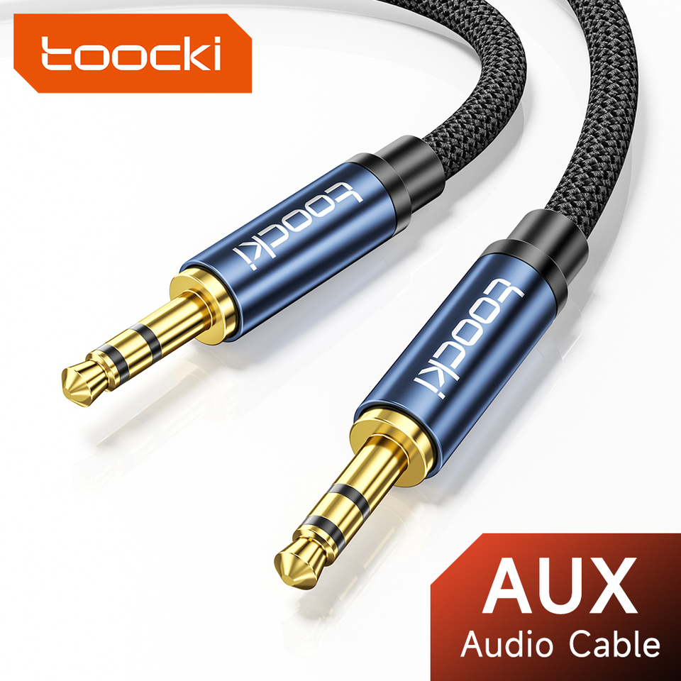 Toocki 3.5mm Aux Cable Speaker Wire Male Jack to Jack Audio Extension Cable For Car Headphone Adapter Male to Female 3.5 mm Cord