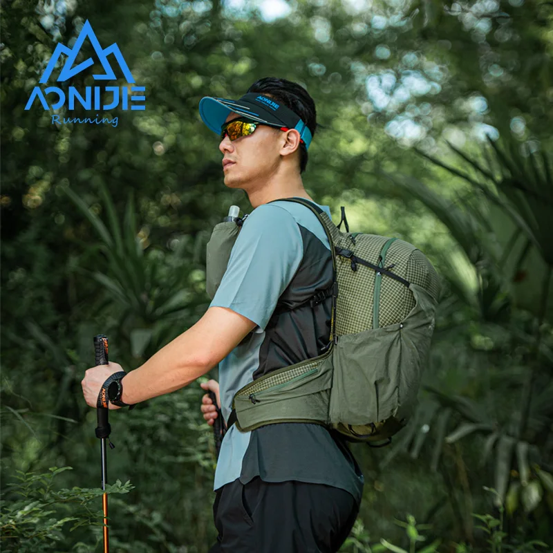 AONIJIE-Mochila deportiva para correr todoterreno, bolsa de viaje para Trekking, escalada, Camping, bolsa de agua de 2L, color negro, C9110, C9111, 20L, 30L