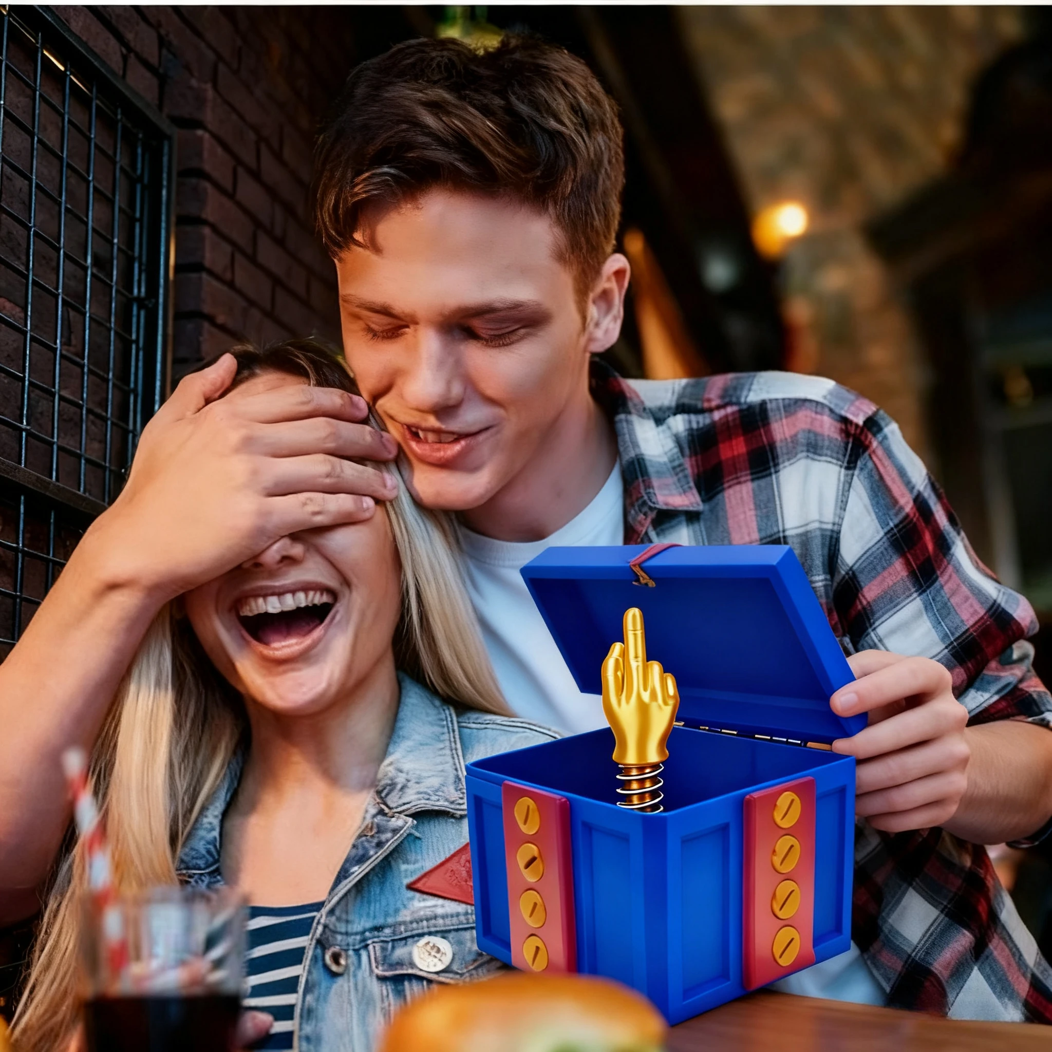 Caja Sorpresa Dedo Medio: Regalo Original, Broma Divertida Halloween y Decoración - Image 3