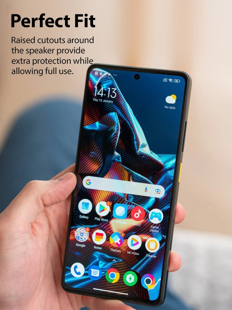 JMUYTOP Super Arc glass for Xiaomi POCO F5 X5 M4 M5S Pro screen protector Oleophobic Coating Glass for POCO X4 X3 NFC Pro F3 F4