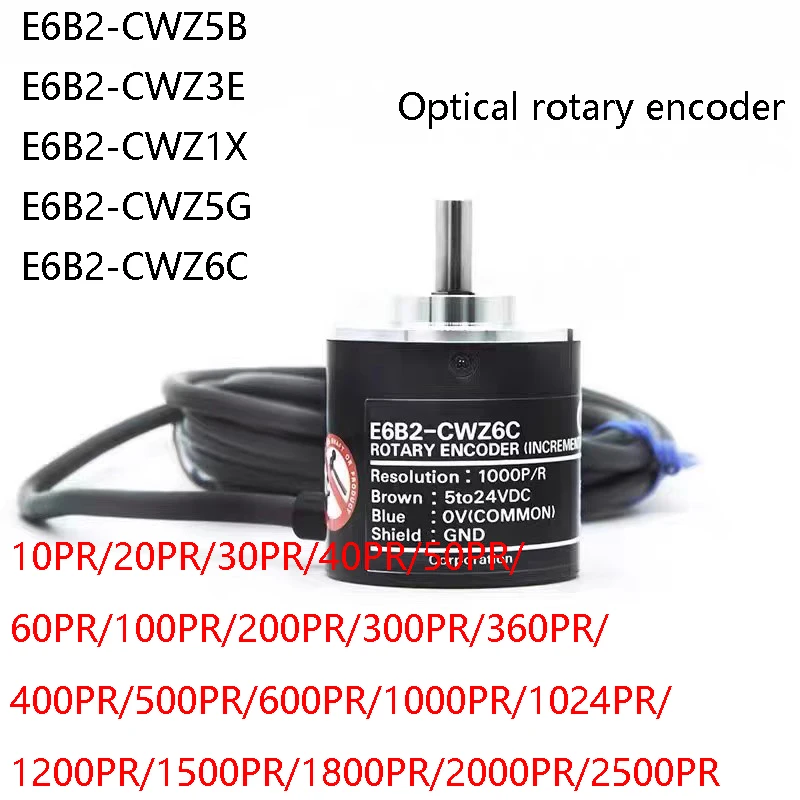 

Free Shipping E6B2CWZ6C Optical Rotary encoder E6B2-CWZ6C 2500 2000 1800 1024 1000 600 500 400 360 200 100 60 40 30 20P/R 5-24V