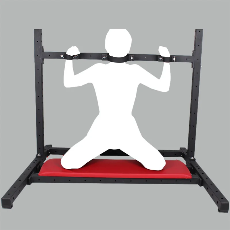 SM female bondage rack, fun furniture, adult sex supplies tools, restraint rack tools, forced leg separation device
