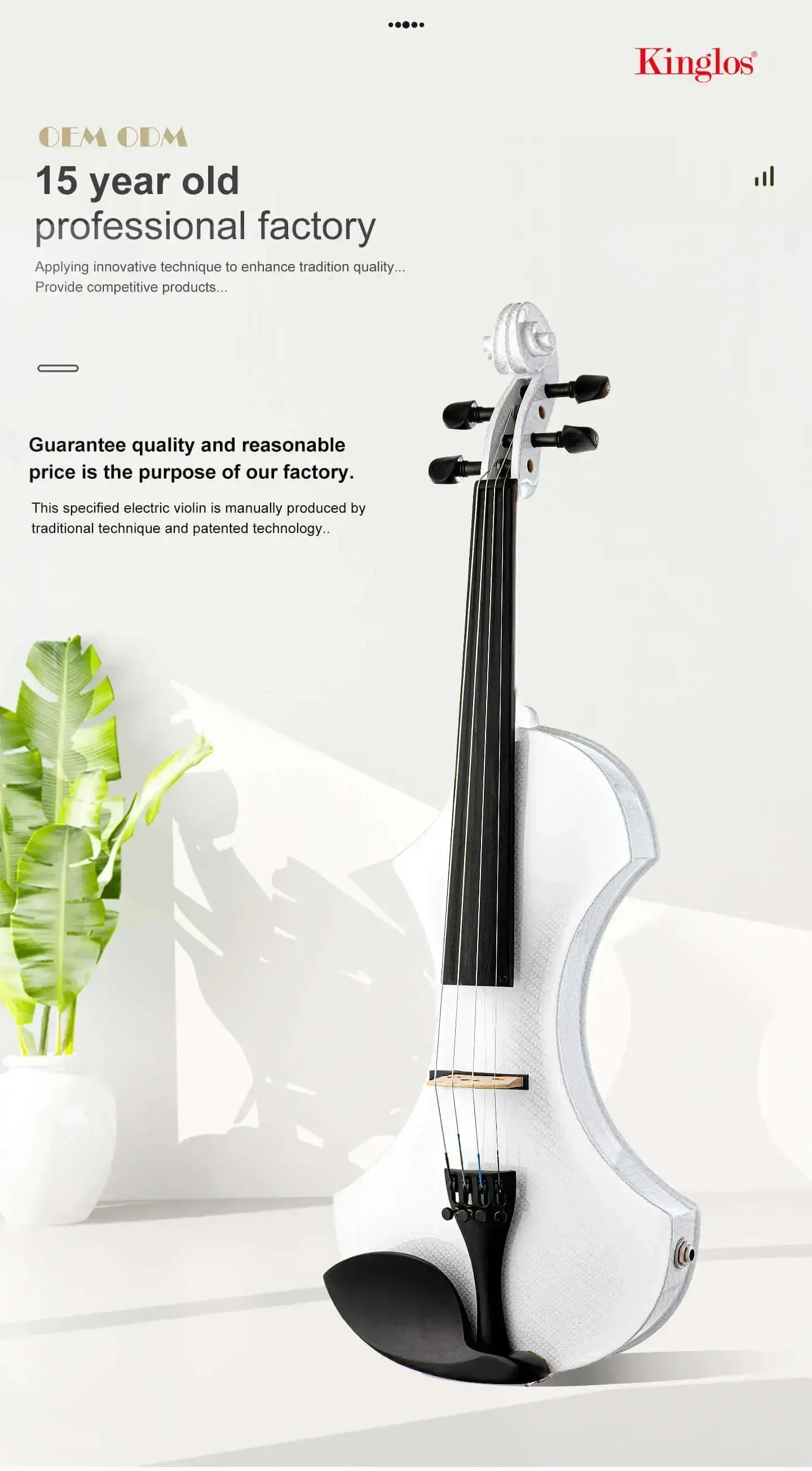 4/4 Size Electric Violin with Spruce Body-High Quality Instrument Includes Waterproof Case And Bow