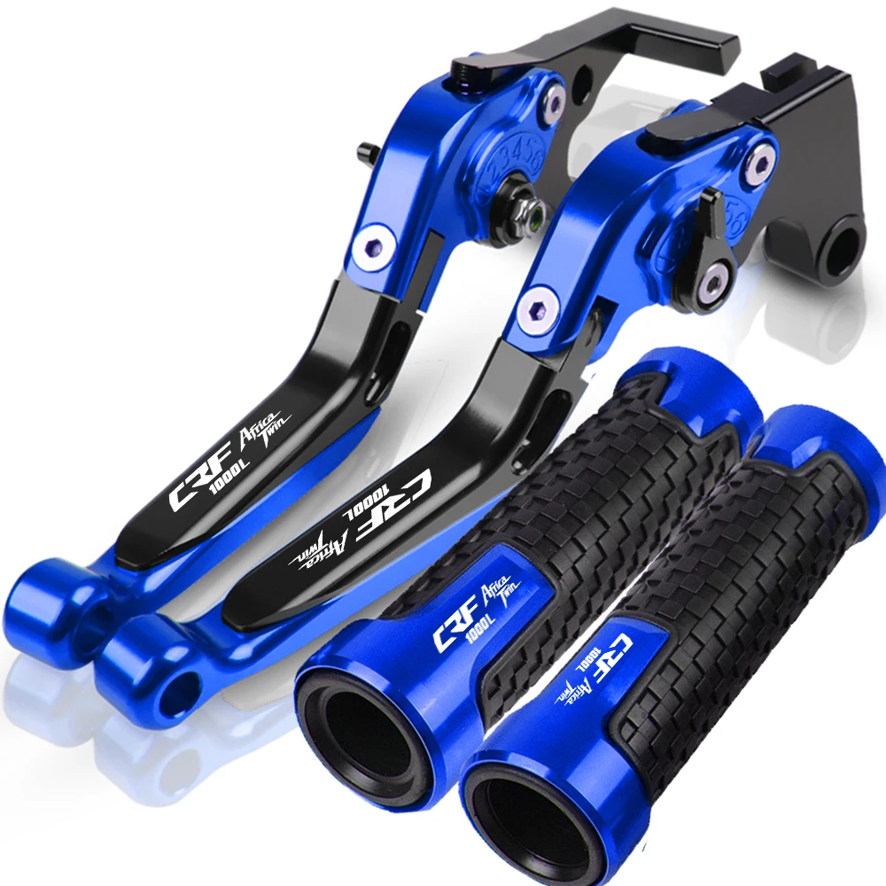

CNC Aluminum Brake Clutch Lever Handlebar Handle Grips Ends Motorcycle For Honda CRF 1000L CRF1000L AFR 2015-2019 2018 2017 2016